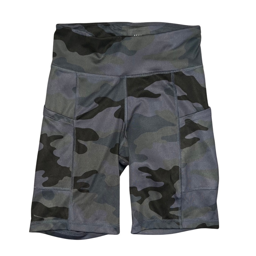 Aeropostale High-Rise Camo Pocket Bike Shorts Size Small